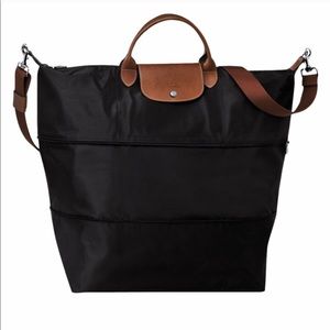 longchamp le pliage bag in black